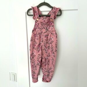 Gap x LoveShackFancy toddler floral overalls